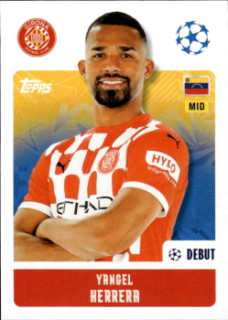 Yangel Herrera Girona FC samolepka Topps UEFA Champions League 2024/25 #228