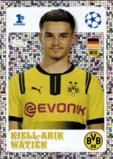 Kjell-Arik Watjen Borussia Dortmund samolepka Topps UEFA Champions League 2024/25 1st Sticker #236