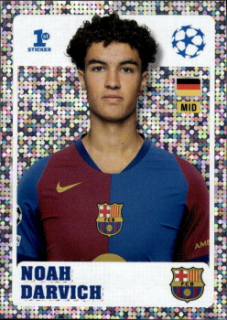 Noah Darvich FC Barcelona samolepka Topps UEFA Champions League 2024/25 1st Sticker #246