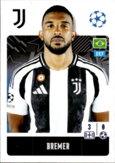 Bremer Juventus FC samolepka Topps UEFA Champions League 2024/25 #250