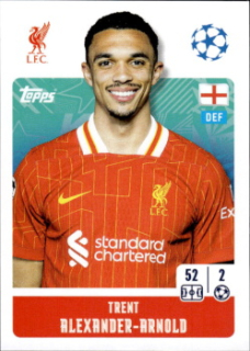 Trent Alexander-Arnold Liverpool samolepka Topps UEFA Champions League 2024/25 #263