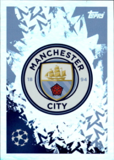 Club Logo Manchester City samolepka Topps UEFA Champions League 2024/25 #271