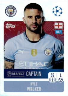 Kyle Walker Manchester City samolepka Topps UEFA Champions League 2024/25 Captain #272