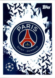 Club Logo Paris Saint-Germain samolepka Topps UEFA Champions League 2024/25 #283