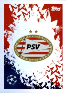 Club Logo PSV Eindhoven samolepka Topps UEFA Champions League 2024/25 #295