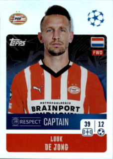 Luuk De Jong PSV Eindhoven samolepka Topps UEFA Champions League 2024/25 Captain #296