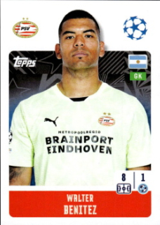 Walter Benitez PSV Eindhoven samolepka Topps UEFA Champions League 2024/25 #297