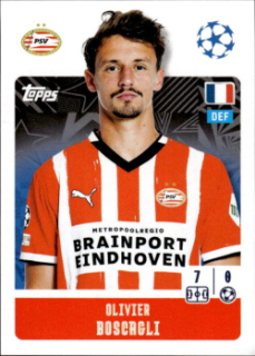 Olivier Boscagli PSV Eindhoven samolepka Topps UEFA Champions League 2024/25 #298