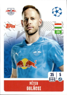 Peter Gulacsi RB Leipzig samolepka Topps UEFA Champions League 2024/25 #309