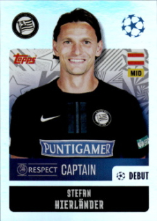 Stefan Hierlander SK Sturm Graz samolepka Topps UEFA Champions League 2024/25 Captain #332