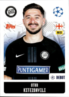 Otar Kiteishvili SK Sturm Graz samolepka Topps UEFA Champions League 2024/25 #339