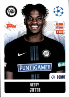 Seedy Jatta SK Sturm Graz samolepka Topps UEFA Champions League 2024/25 #342