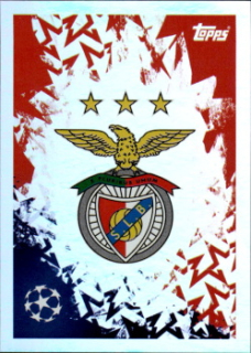 Club Logo SL Benfica samolepka Topps UEFA Champions League 2024/25 #343