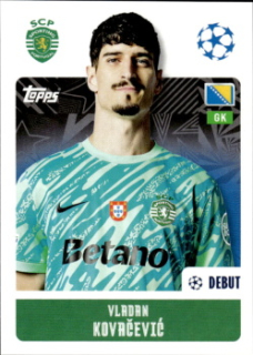 Vladan Kovacevic Sporting CP samolepka Topps UEFA Champions League 2024/25 #357