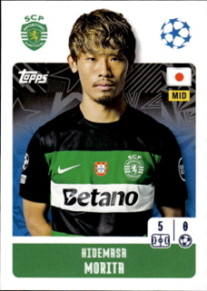 Hidemasa Morita Sporting CP samolepka Topps UEFA Champions League 2024/25 #362