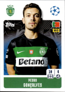 Pedro Goncalves Sporting CP samolepka Topps UEFA Champions League 2024/25 #363