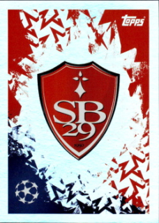 Club Logo Stade Brestois 29 samolepka Topps UEFA Champions League 2024/25 #367