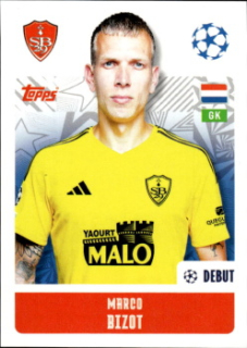 Marko Bizot Stade Brestois 29 samolepka Topps UEFA Champions League 2024/25 #369