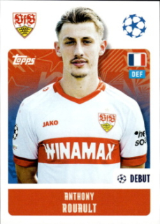 Anthony Rouault VfB Stuttgart samolepka Topps UEFA Champions League 2024/25 #382