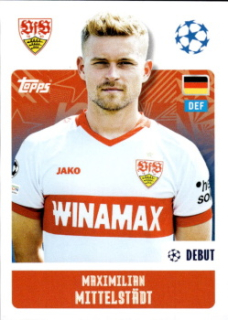 Maximilian Mittelstadt VfB Stuttgart samolepka Topps UEFA Champions League 2024/25 #383