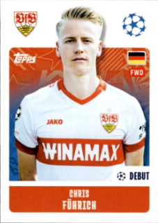 Chris Fuhrich VfB Stuttgart samolepka Topps UEFA Champions League 2024/25 #389