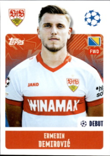 Ermedin Demirovic VfB Stuttgart samolepka Topps UEFA Champions League 2024/25 #390