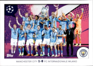 Manchester City Manchester City samolepka Topps UEFA Champions League 2024/25 Memories That Stick #391