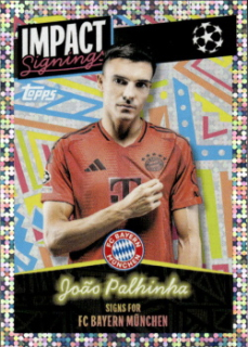 Joao Palhinha Bayern Munchen samolepka Topps UEFA Champions League 2024/25 Impact Signings #417