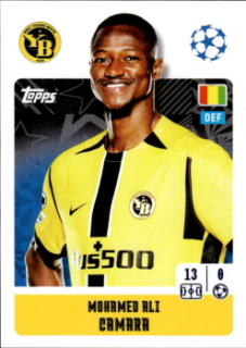 Mohamed Ali Camara BSC Young Boys samolepka Topps UEFA Champions League 2024/25 #434