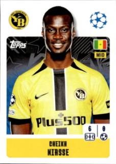 Cheikh Niasse BSC Young Boys samolepka Topps UEFA Champions League 2024/25 #438