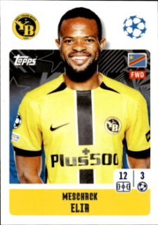 Meschack Elia BSC Young Boys samolepka Topps UEFA Champions League 2024/25 #442