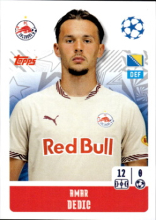 Amar Dedic Red Bull Salzburg samolepka Topps UEFA Champions League 2024/25 #446