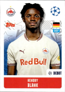 Hendry Blank Red Bull Salzburg samolepka Topps UEFA Champions League 2024/25 #447