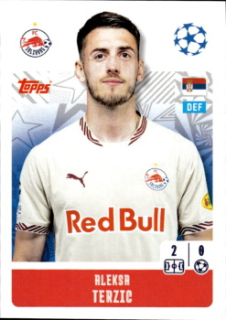 Aleksa Terzic Red Bull Salzburg samolepka Topps UEFA Champions League 2024/25 #448