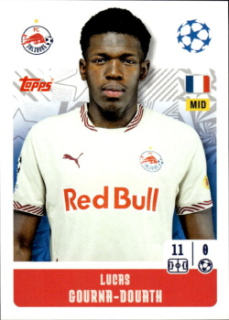 Lucas Gourna-Douath Red Bull Salzburg samolepka Topps UEFA Champions League 2024/25 #450