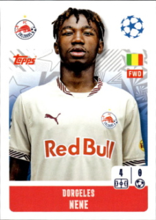 Dorgeles Nene Red Bull Salzburg samolepka Topps UEFA Champions League 2024/25 #453