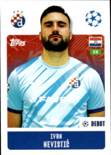 Ivan Nevistic Dinamo Zagreb samolepka Topps UEFA Champions League 2024/25 #469