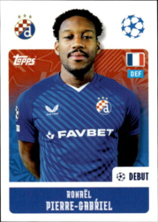 Ronael Pierre-Gabriel Dinamo Zagreb samolepka Topps UEFA Champions League 2024/25 #471