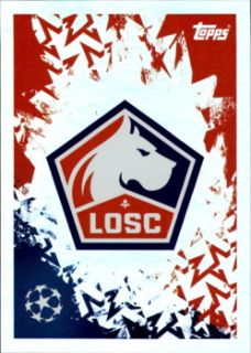 Club Logo LOSC Lille samolepka Topps UEFA Champions League 2024/25 #479