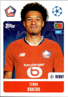 Tiago Santos LOSC Lille samolepka Topps UEFA Champions League 2024/25 #482