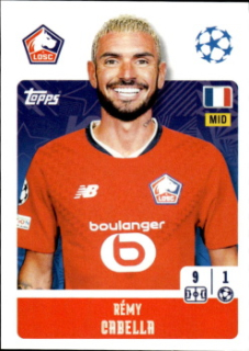 Remy Cabella LOSC Lille samolepka Topps UEFA Champions League 2024/25 #486