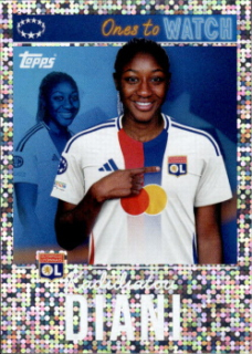 Kadidiatou Diani Olympique Lyonnais samolepka Topps UEFA Champions League 2024/25 Ones to Watch #505