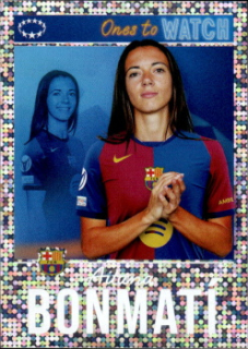 Aitana Bonmati FC Barcelona samolepka Topps UEFA Champions League 2024/25 Ones to Watch #506