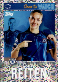 Guro Reiten Chelsea samolepka Topps UEFA Champions League 2024/25 Ones to Watch #508