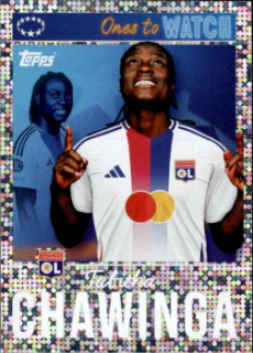 Tabitha Chawinga Olympique Lyonnais samolepka Topps UEFA Champions League 2024/25 Ones to Watch #513