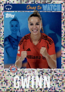 Giulia Gwinn Bayern Munchen samolepka Topps UEFA Champions League 2024/25 Ones to Watch #519