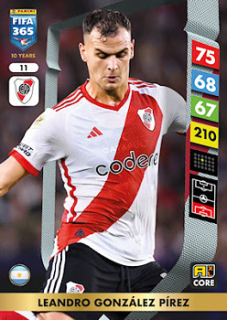 Leandro Gonzalez Pirez River Plate Panini FIFA 365 2025 Adrenalyn XL #11