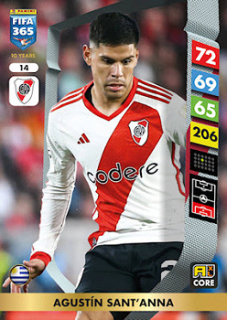 Agustin Sant'Anna River Plate Panini FIFA 365 2025 Adrenalyn XL #14