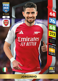 Jorginho Arsenal Panini FIFA 365 2025 Adrenalyn XL #38