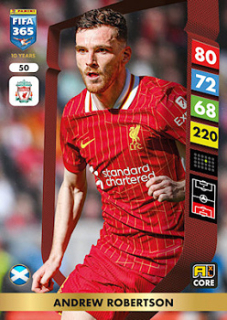 Andrew Robertson Liverpool Panini FIFA 365 2025 Adrenalyn XL #50